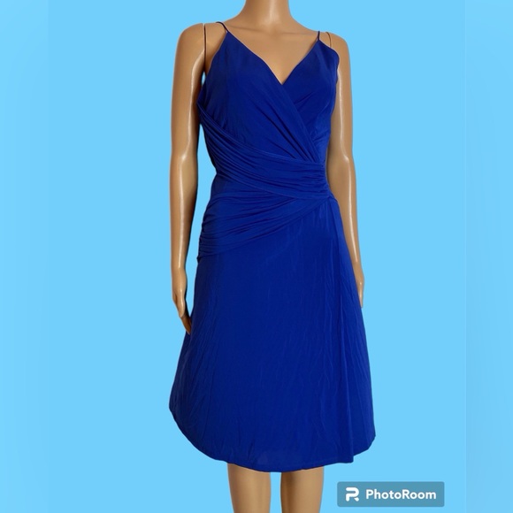 Laundry by Design Lapis spaghetti strap dress sz.10 NWT - Picture 3 of 14